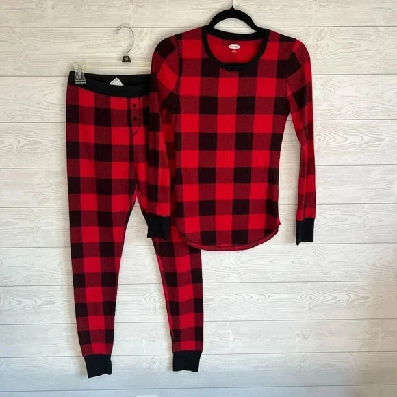 Women’s Old Navy Buffalo Plaid “Match The Fam” pajama set Size Small - Picture 1 of 10